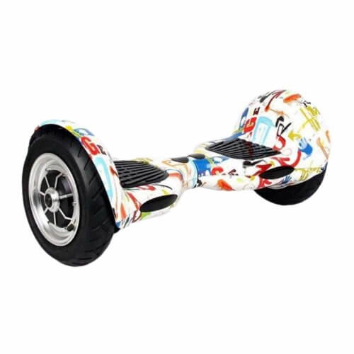 Гироскутер Smart Balance 10" c Приложением и Самобалансировкой (Белый граффити)