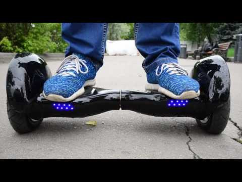 Гироскутер Smart Balance 10" c Приложением и Самобалансировкой (Белый граффити) Видео